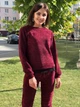 Женский костюм из шерсти Poliit 7151 бордо 38 - изображение 4