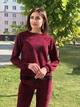 Женский костюм из шерсти Poliit 7151 бордо 38 - изображение 6