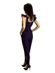 Женский комбинезон с тонкой костюмной, шелковистой ткани Poliit 5209 фиолетовый 38 - изображение 2