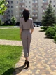 Женский комбинезон из вискозы Poliit 5227 сиреневый 38 - изображение 6