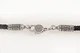 Серебряный шнурок со вставками Meridian 925 пробы в чернении 65 размер (846/3650) - изображение 2