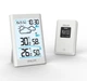 Цифрова метеостанція біла Baldr WS0341WH1 (119х80мм) - зображення 1