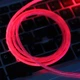 Светящийся магнитный кабель зарядки TOPK AM67 LED 1m 2.4A Type-C Pink - изображение 4