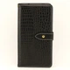 Чехол Croc для Iphone 5 / 5s / SE книжка кожа PU черный - изображение 2