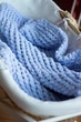 Плед Плюшевый Will Be Soft Вязаный Петелька 150 х 200 см Голубой - изображение 2