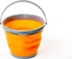 Складное ведро силиконовое 10л Tramp TRC-091 Orange - изображение 1