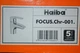 Одноважільний кран латунний Змішувач для раковини умивальника Haiba FOCUS 001 Origin Шпилька + шланги 45 см Хром (HB0111) - зображення 10