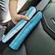 Мягкая подушка-подкладка на ремень безопасности в автомобиль Seat Belt Cushion (29х12 см, голубая) - изображение 2