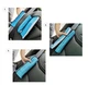 Мягкая подушка-подкладка на ремень безопасности в автомобиль Seat Belt Cushion (29х12 см, голубая) - изображение 9