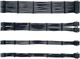 Набор кабелей QUBE для блока питания 1*24P MB, 1*4+4P CPU,2*6+2P VGA Black (QBWSET24P8P2x8PBB) - изображение 1