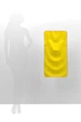 Полотенце из микрофибры для спорта и туризма 45*90см EMMER Yellow, S - изображение 3