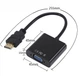 Кабель переходник HDMI to VGA адаптер - изображение 2