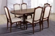 Стол обеденный раскладной из натурального дерева ( 150+40 )*90 Вавилон Микс Мебель Темный орех - изображение 6