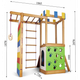 Детский спортивный игровой комплекс Baby Sport SB Babyland №27 Эко Разноцветный 186.5х75х210 см (Babyland-27) - изображение 5
