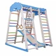 Детский спортивный игровой комплекс Baby Sport SB Акварелька Разноцветный 132х124х150 см (Sky Plus 1) - изображение 4