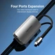 USB-хаб Vention USB3.1 Type-C > HDMI/VGA/USB 3.0/PD 100W Hub 4-in-1 (TOAHB) - изображение 12