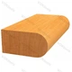 Полукруглая фреза d8 D27.8 h19 L63 R6 Standard for Wood Bosch Professional (2608628360) - изображение 3