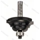 Профільна фреза для кромок d8 D42.9 h18 L60 R6.3 Standard for Wood Bosch Professional (2608628397) - зображення 2