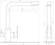 Смеситель для кухни под осмос Globus Lux GLLR-0100-1-ONIX - изображение 2