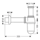 Hansgrohe HANSGROHE сифон-склянка - 52053000 - изображение 2