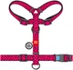 Шлея для собак Collar анатомічна H-подібна WAUDOG Nylon з QR-паспортом, пластиковий фастекс, L, Ш 25 мм, А 50-90, В 60-100 малюнок "Кавун" (5562) - зображення 2