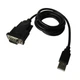 Переходник Dynamode USB 2.0 A Male - 1*RS-232 (COM) кабель 1,5м, чипсет FTDI FT232RL, черный (FTDI-DB9M-02) - изображение 1