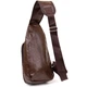 Містка сумка через плече на два відділення кожзам Vintage Bag 20560 Темно-коричнева - зображення 2