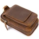 Вместительная сумка мужская поясная Vintage Bag 20419 Коричневая - изображение 3