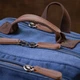 Рюкзак текстильный дорожный унисекс среднего размера на два отделения Vintage Синий (bg206fash13) - изображение 11