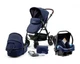 Универсальная коляска 3 в 1 Kinderkraft Moov Navy (KKWMOOVNAV00NC) - изображение 8
