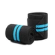 Кистевые бинты для запястий AOLIKES A-1538 Black + Blue для тяжелой атлетики зажима (SKU_4663-21319) - изображение 2