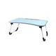 Складной столик Lesko DNZ-23 Blue для ноутбука и еды раскладной переносной 60*48*28 см (SKU_7613-27843) - изображение 2
