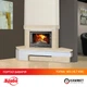 Портал для камина (облицовка) Браво угловой Бавария из мрамора Botticino, Beige Multiglass - изображение 5