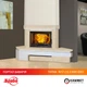 Портал для камина (облицовка) Браво угловой Бавария из мрамора Botticino, Beige Multiglass - изображение 7