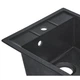 Кухонная мойка Lidz 460х515/200 BLA-03 (LIDZBLA03460515200) - изображение 5