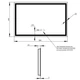 Зеркало Qtap Mideya 800х600 (DC-F904) с LED-подсветкой и антизапотеванием QT2078F904W - изображение 2