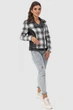 Куртка Exclusive moda М-276 46 Черно-белый - изображение 3
