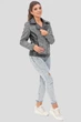 Куртка Exclusive moda М-277 52 Сірий з чорним - зображення 4