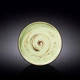 Тарелка обеденная Wilmax Spiral Pistachio 23 см WL-669119-A-YV - изображение 1