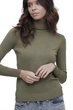 Гольф Moni&co тонкой вязки L/XL оливковый 15-0051 - изображение 4