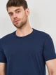 Набор футболок хлопковых длинных мужских Levi`s Slim Crewneck 79541-0002 XL 2 шт Dress Blues/White Multi Colour (5400816578406) - изображение 10