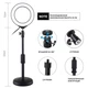 Кольцевой свет со стойкой Puluz PKT3046B RGB Ring Light 12см (9W) - изображение 3