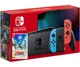 Nintendo Switch Neon Blue-Red (Upgraded version) + Игра The Legend of Zelda: Skyward Sword HD (русская версия) - изображение 1