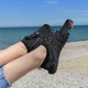 Аквашузы, тапочки для пляжа VIOLETA Sport Черные 36 размер (147-5 BLACK) - изображение 9