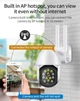 Уличная IP камера видеонаблюдения UKC CAMERA CAD CP11-12 WIFI 2 mp 1080p поворотная с удаленным доступом - изображение 6