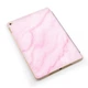 Чехол книжка, обложка для Apple iPad (Розовый мрамор, пастель) модели 9.7 2/3/4 эпл айпад 2011 2012 - изображение 4