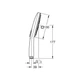 Ручний душ Hansgrohe Raindance Select E 150 3jet, хром (26550000) - изображение 5