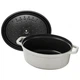 Кастрюля чугунная Staub овальная 31 cм 5.4 л белый трюфель 11031107 - изображение 3