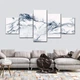 Модульная картина из пяти частей Призрачная дымка 112x48 см (M5_M_19) - изображение 1