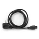 Кабель силовой Cablexpert (PC-186-ML12-1M) CEE7/7-C5, 1 м, VDE, 3х0.75 мм, с заземлением, черный - изображение 1